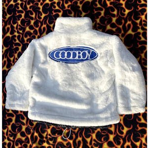 GOODBOY Oversized Faux Fur Bomber Jacket